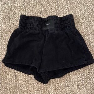 TALENTLESS High Waist Black Shorts Relaxed Fit